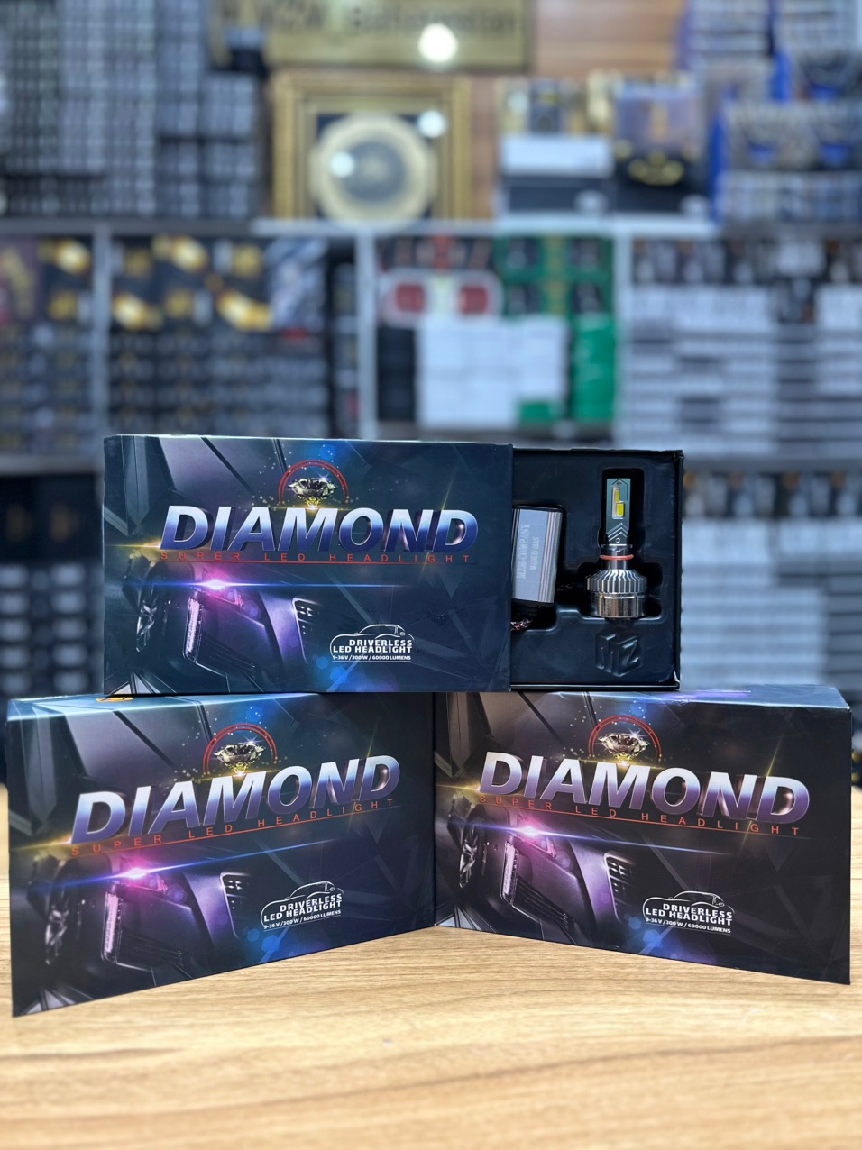 هدلایت مدل DIAMOND برند MZM پایه H1 - تصویر 2
