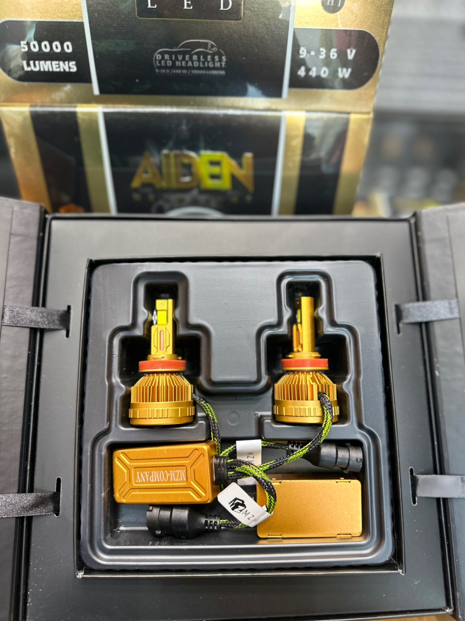 هدلایت مدل AIDEN برند MZM پایه H7 - تصویر 2
