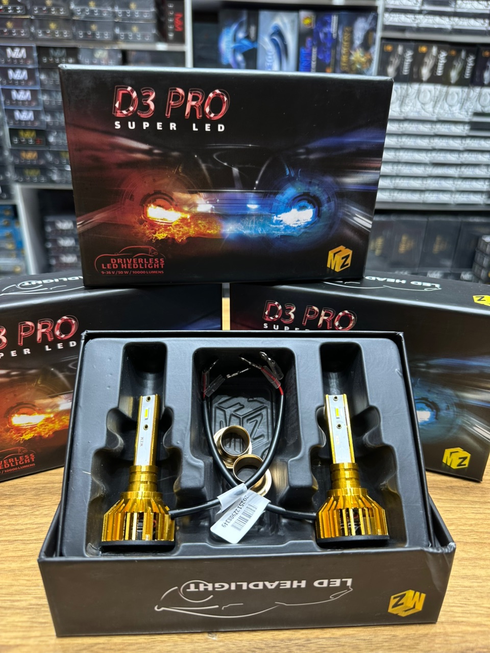 هدلایت مدل D3 PRO برند MZM پایه H4 - تصویر 3