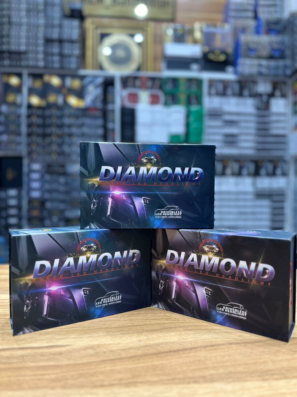 هدلایت مدل DIAMOND برند MZM