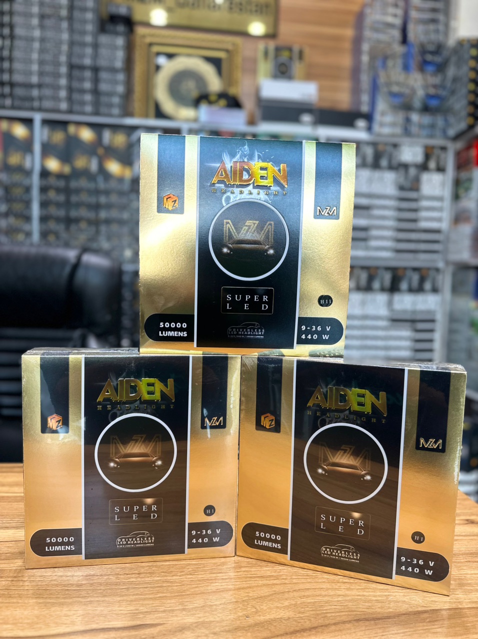 هدلایت مدل AIDEN برند MZM